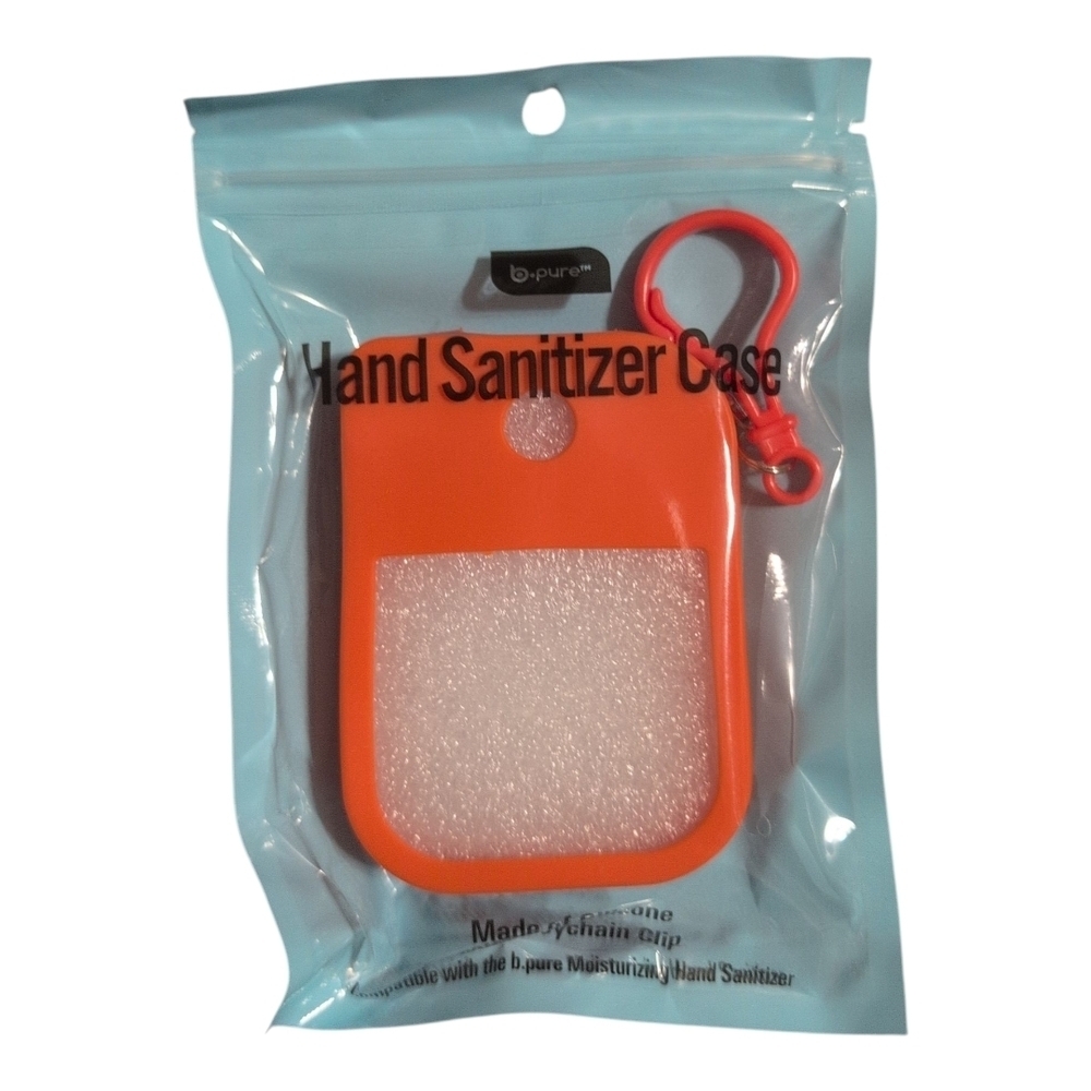 Orange Or Red Silicone Hand Sanitizer Case